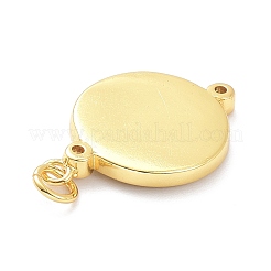 Латунные микропаве прозрачные подвески с фианитом ZIRC-L091-082G