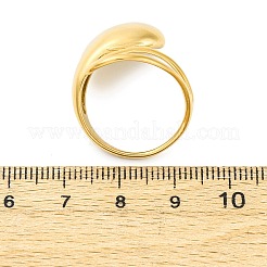 Кольца из нержавеющей стали 304 для женщин&nbsp;RJEW-B121-06B-G