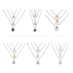 Ожерелья из нержавеющей стали 304 NJEW-L458-042M