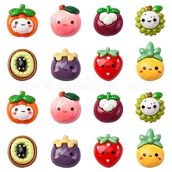 50 шт. непрозрачных кабошонов из мультяшной смолы CRES-FS0001-19