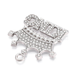 Подвески из сплава и страза&nbsp;PALLOY-N182-13P