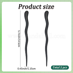 Палочки для волос из дерева AJEW-WH20072-38