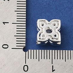 Латунные микропаве из прозрачного кубического циркония KK-G503-12S