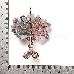 Большие подвески из натуральных смешанных драгоценных камней&nbsp;G-F763-06RG