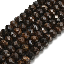 Природные бронзитом бисер нитей G-Z111-A25