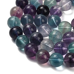 Природного флюорита бисер нитей&nbsp;G-L634-B04-12mm