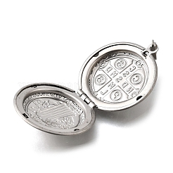 Подвески-медальоны из нержавеющей стали 316 STAS-C123-04A-P