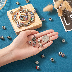 58 шт. 29 стиля сплава со стразами европейские бусины MPDL-KS0001-03