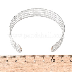 Многорядные браслеты-манжеты из нержавеющей стали 304 для женщин&nbsp;BJEW-B156-01