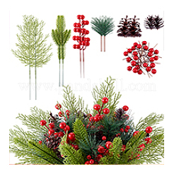 160шт. искусственные ветки хвои из смолы и ПВХ&nbsp;FIND-PH0025-62