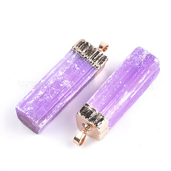 Гальванические природные селенит большие подвески&nbsp;G-S344-41G