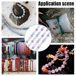 1 нить натуральных бусин из аквамарина&nbsp;G-GO0001-52