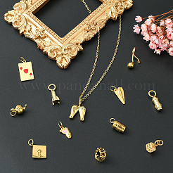 12 шт. 12 стиля эмалевых подвесок из нержавеющей стали 304&nbsp;STAS-CJ0002-94