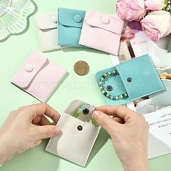 6 шт. двухцветных бархатных мешочков для хранения ювелирных изделий&nbsp;TP-YW0001-08