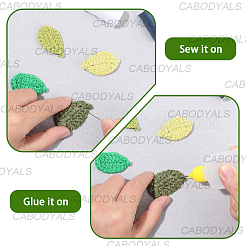 48 шт. 4-х цветные аксессуары для украшения из гребенного акрила&nbsp;DIY-CY0002-12