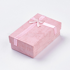 Картонные коробки ювелирных изделий&nbsp;LS-CBOX-WH0002-A02