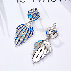 Серьги-кольца из стерлингового серебра в форме капли s925 ZY1921