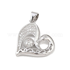 Латунные микро проложить кубического циркония подвески&nbsp;KK-P339-18P