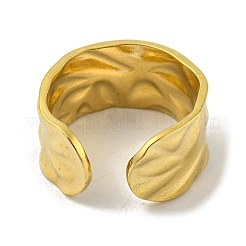 Открытое манжетное кольцо из нержавеющей стали 304&nbsp;RJEW-C067-19G