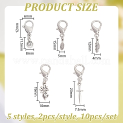 Подвески для обуви из сплава&nbsp;HJEW-GO00053