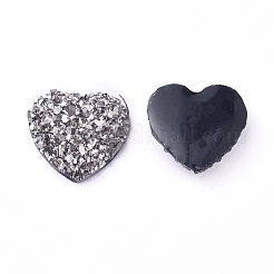 Блестящие кабошоны из смолы друз RESI-WH0008-30H