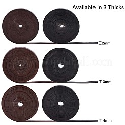 Плоский шнур из воловьей кожи WL-GF0001-08D-02