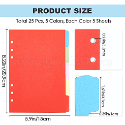 Разделители для переплета бумаги AJEW-WH20011-04B-04