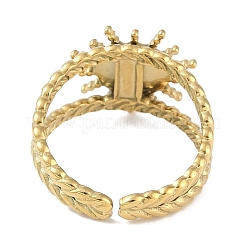 Кольца-манжеты из нержавеющей стали 304 с ионным покрытием (IP)&nbsp;RJEW-L107-053G-01