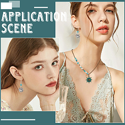 48 шт. 4-х цветные подвески в виде солнца из сплава в тибетском стиле&nbsp;TIBEP-SC0003-16