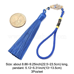 3 шт. подвеска из сплава смолы от сглаза HJEW-FS00039