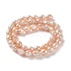 Нити из натурального культивированного пресноводного жемчуга PEAR-Z002-25