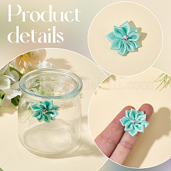 50 шт. 10-х цветные аксессуары для костюмов из полиэстера ручной работы&nbsp;DIY-SP0006-45