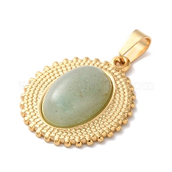 Естественный зеленый авантюрин подвески&nbsp;STAS-C120-13G-07