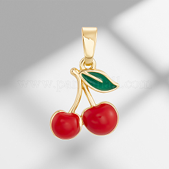 12шт латунные эмалированные подвески KK-BBC0019-47