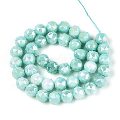 Антикоррозийные гальванические стеклянные бусины&nbsp;GLAA-N010-10mm-10