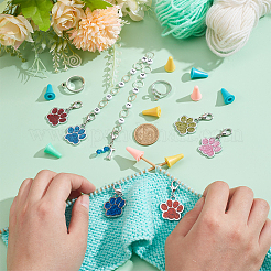 Наборы инструментов для вязания своими руками с отпечатком собачьей лапы HJEW-NB00075