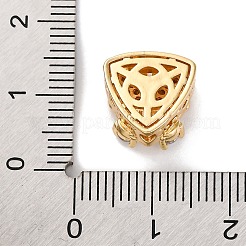 Стойки обшивки латунь микро проложить кубического циркония бусы KK-Z082-13G