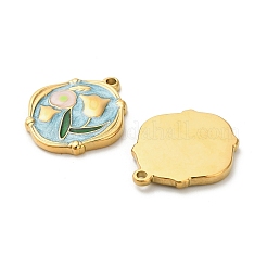 Подвески из нержавеющей стали 304 с эмалью&nbsp;STAS-K306-37G