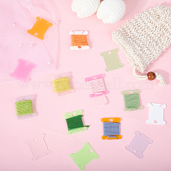 150 шт. пластиковые доски для намотки ниток TOOL-CP0001-49C