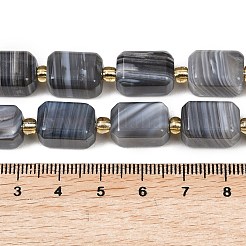 Природные Ботсвана агат бисер нитей&nbsp;G-P611-A01-02