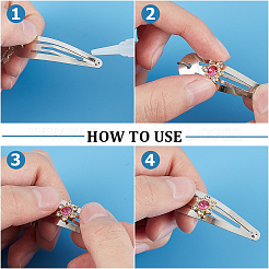 100 шт. 10-х цветные кабошоны из сплава со стразами FIND-GF0005-91