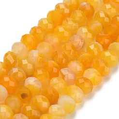 Натуральные полосатые агатовые бусы&nbsp;G-Z111-A01-02