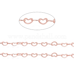 Цепочка из латуни в форме сердца CHC-A003-06RG