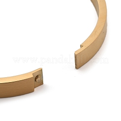 Браслеты из нержавеющей стали 304 с ионным покрытием (IP) BJEW-H553-01G-01