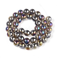 Гальванизируйте прозрачное стекло бисер нитей&nbsp;LS-GLAA-T032-T10mm-AB02