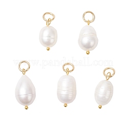 2 шт. 2-х цветные подвески из натурального культивированного пресноводного жемчуга с рисом&nbsp;PALLOY-JF04200