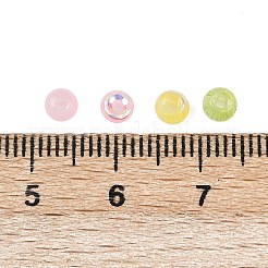 Разноцветные круглые стеклянные бусины с имитацией кошачьего глаза&nbsp;LS-SEED-NH0003-01A-01