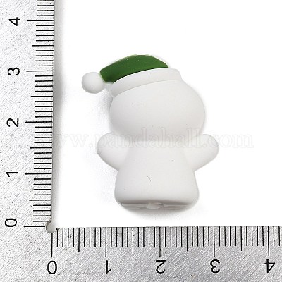 Рождественские силиконовые бусины SIL-K007-02C-02-1