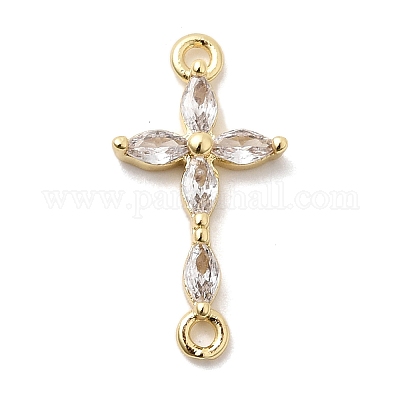 Латунные подвески из прозрачного кубического циркония KK-H529-39C-G-1