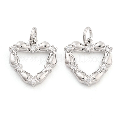 Подвески из латуни и кубического циркония KK-S371-05P-1